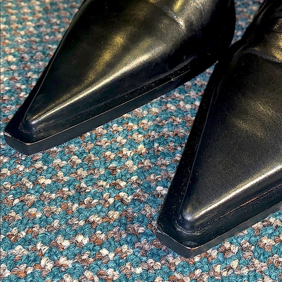 Ann Demeulemeester🖤Leather Wrap Kitten Heel Pumps - Picture 12 of 13